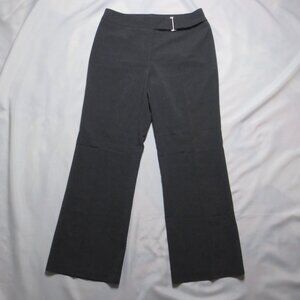 NEW YORK & COMPANY womens PANTS city stretch TROUSERS gray CAREER SIZE 10
